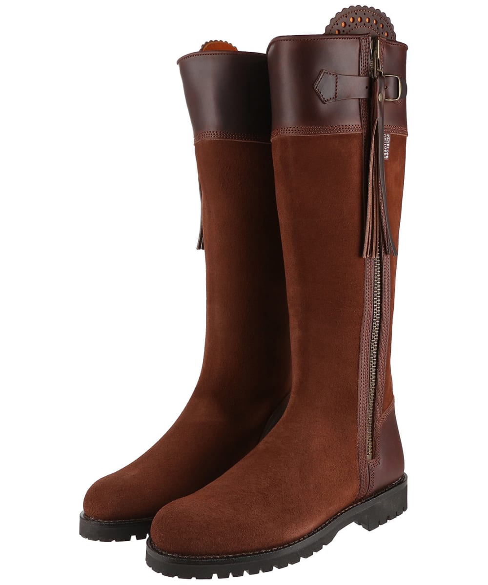 View Womens Penelope Chilvers Inclement Long Tassel Boots Bitter Chocolate Chestnut UK 45 information