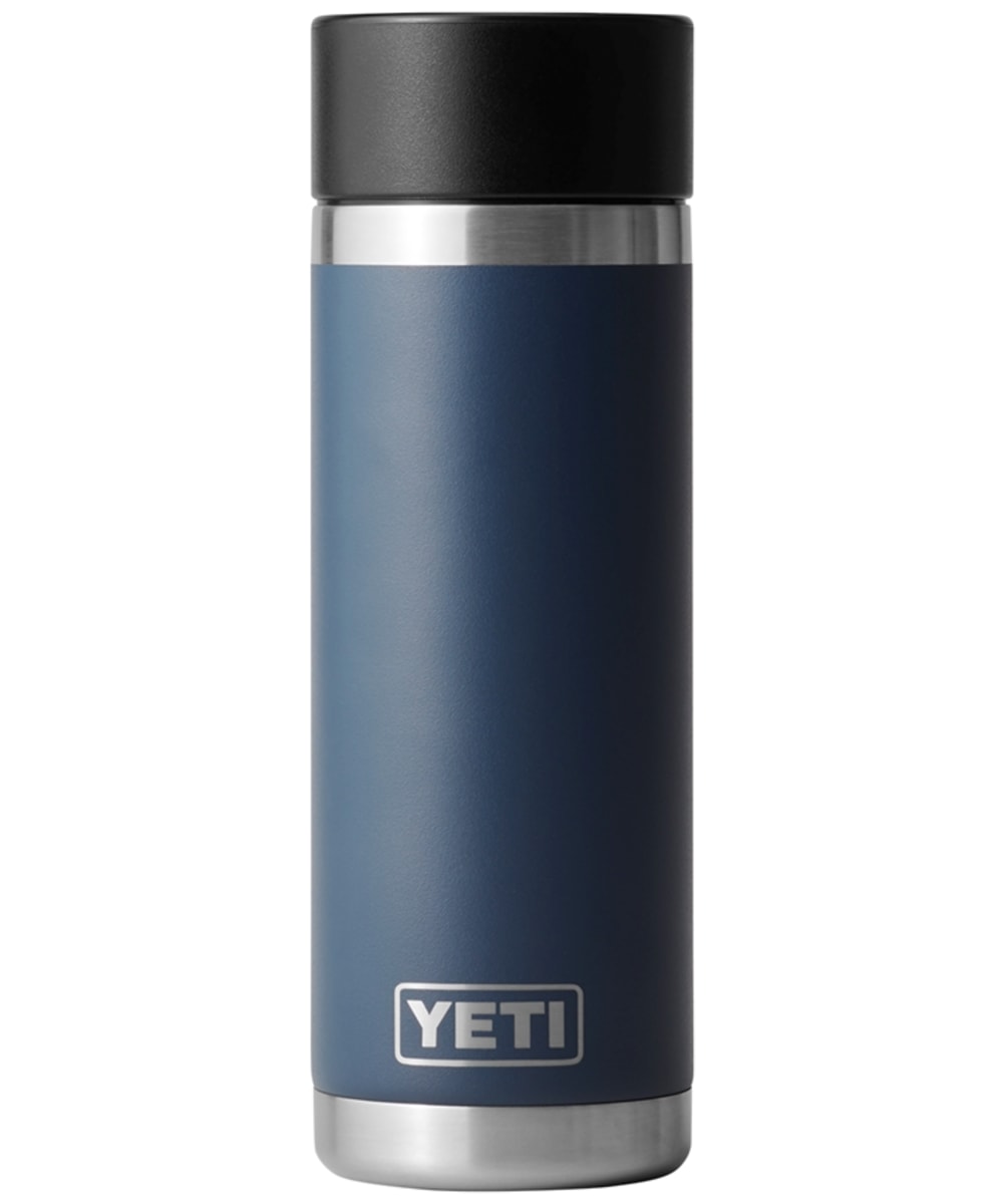 View YETI Rambler 18oz Stainless Steel Vacuum Insulated Leakproof HotShot Bottle Navy UK 532ml information