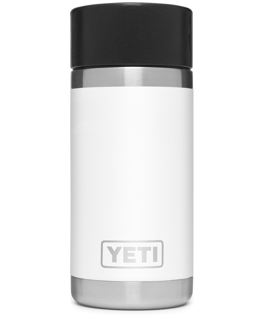 View YETI Rambler 12oz Stainless Steel Vacuum Insulated Leakproof HotShot Bottle White UK 354ml information