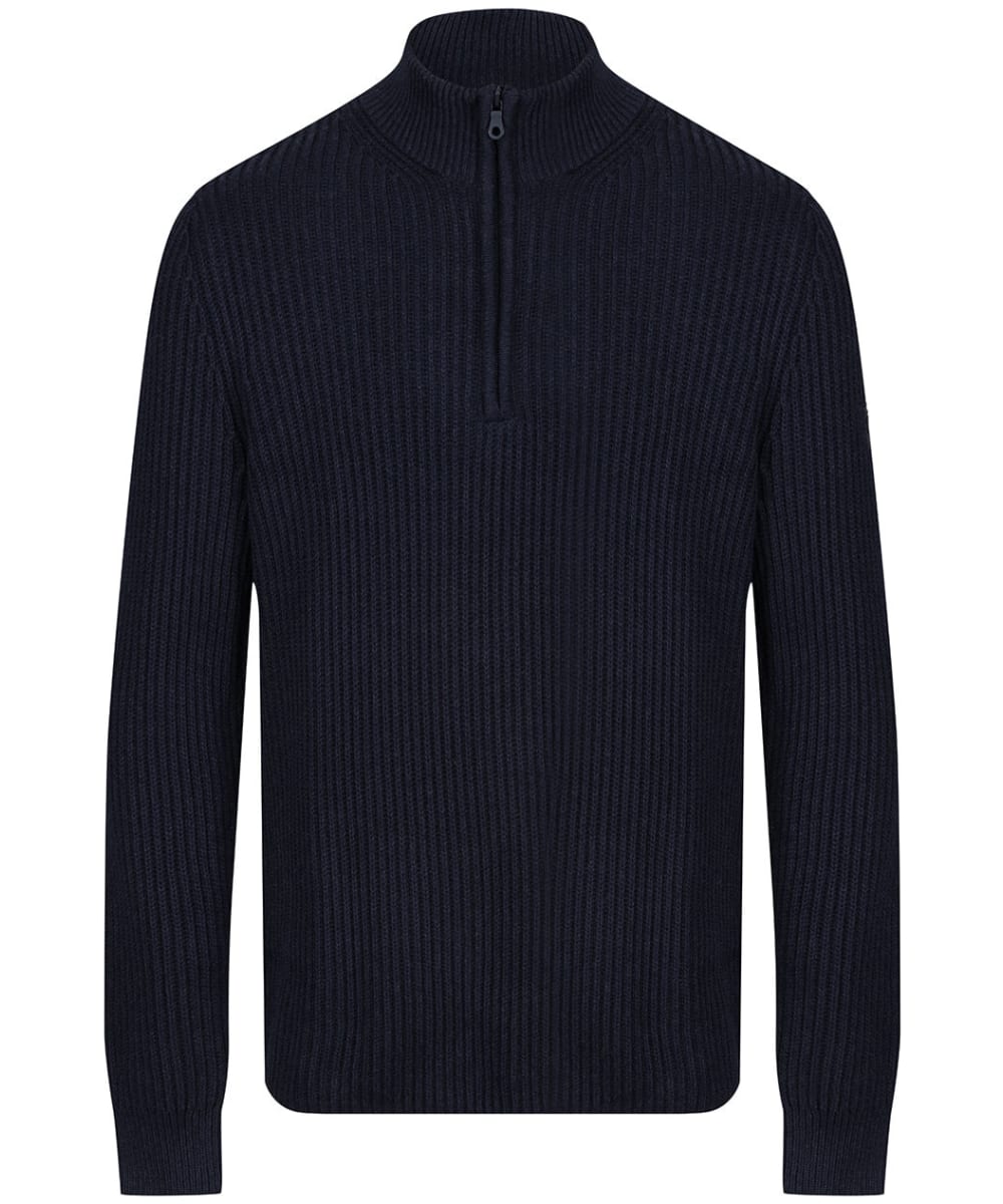 View Mens Musto Marina ½ Zip Knitted Sweater Navy UK XXL information