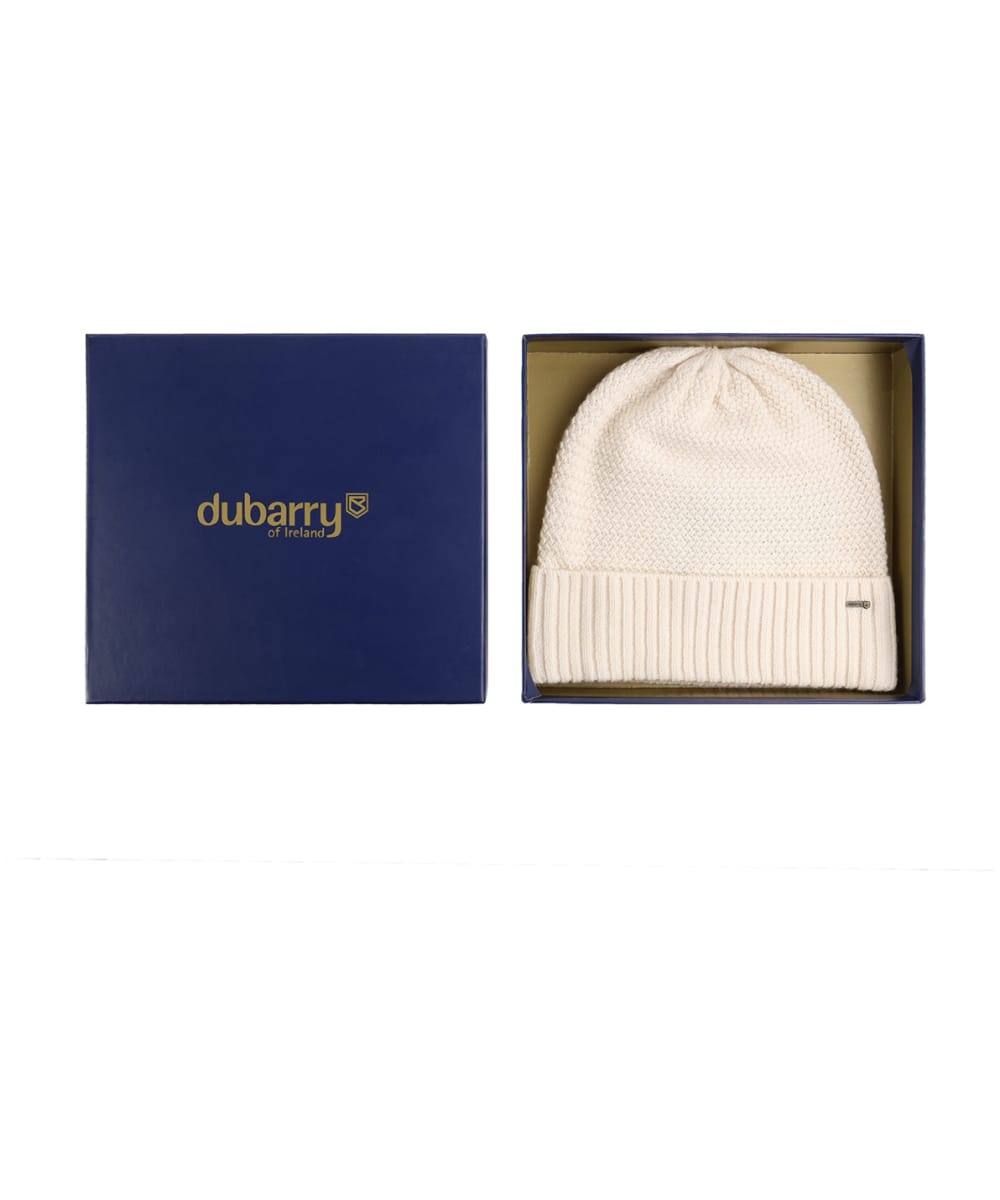 View Mens Dubarry Thormond Knitted Beanie Chalk One size information