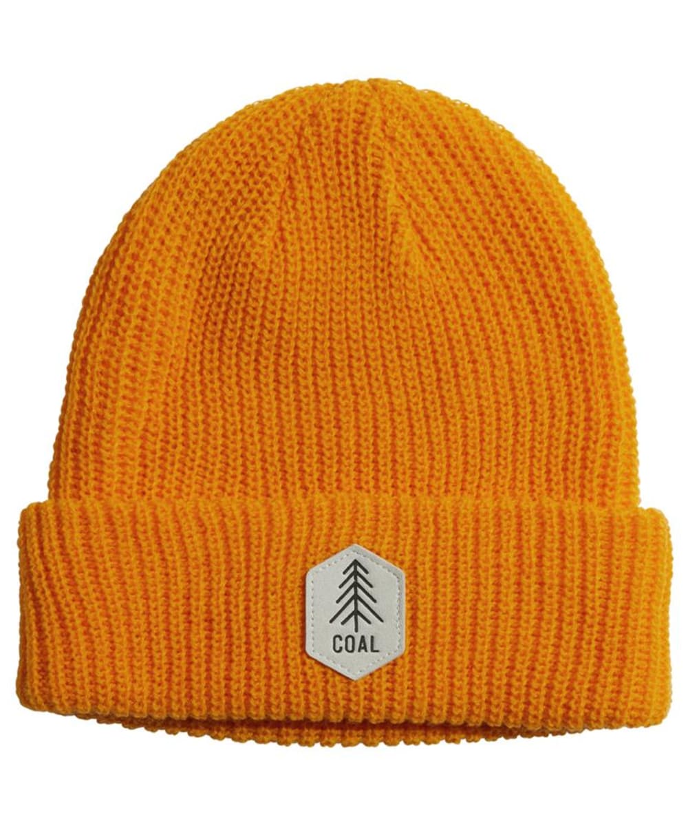 View Coal The Scout Ribbed Knit Low Profile Beanie Goldenrod One size information