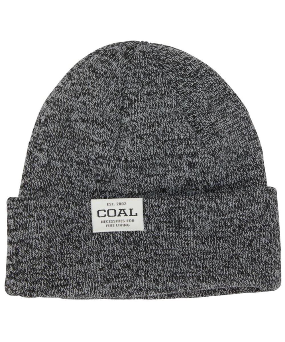 View Coal The Uniform Fine Rib Knit Cuff Low Beanie Black Marl One size information