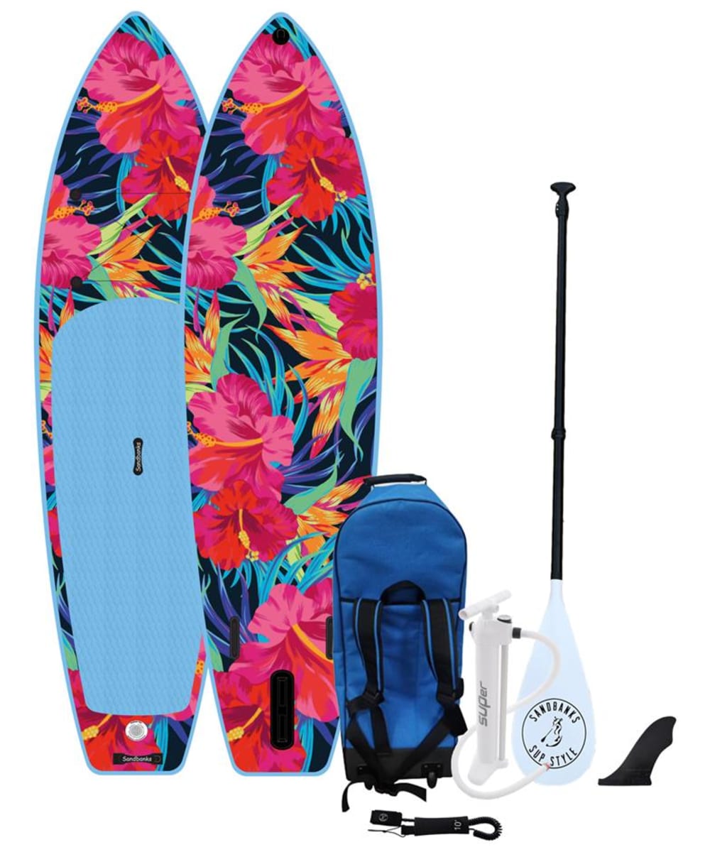View Sandbanks Ultimate Inflatable Art Collection Paddle Board Package Hawaii 106 x 32 x 6 information