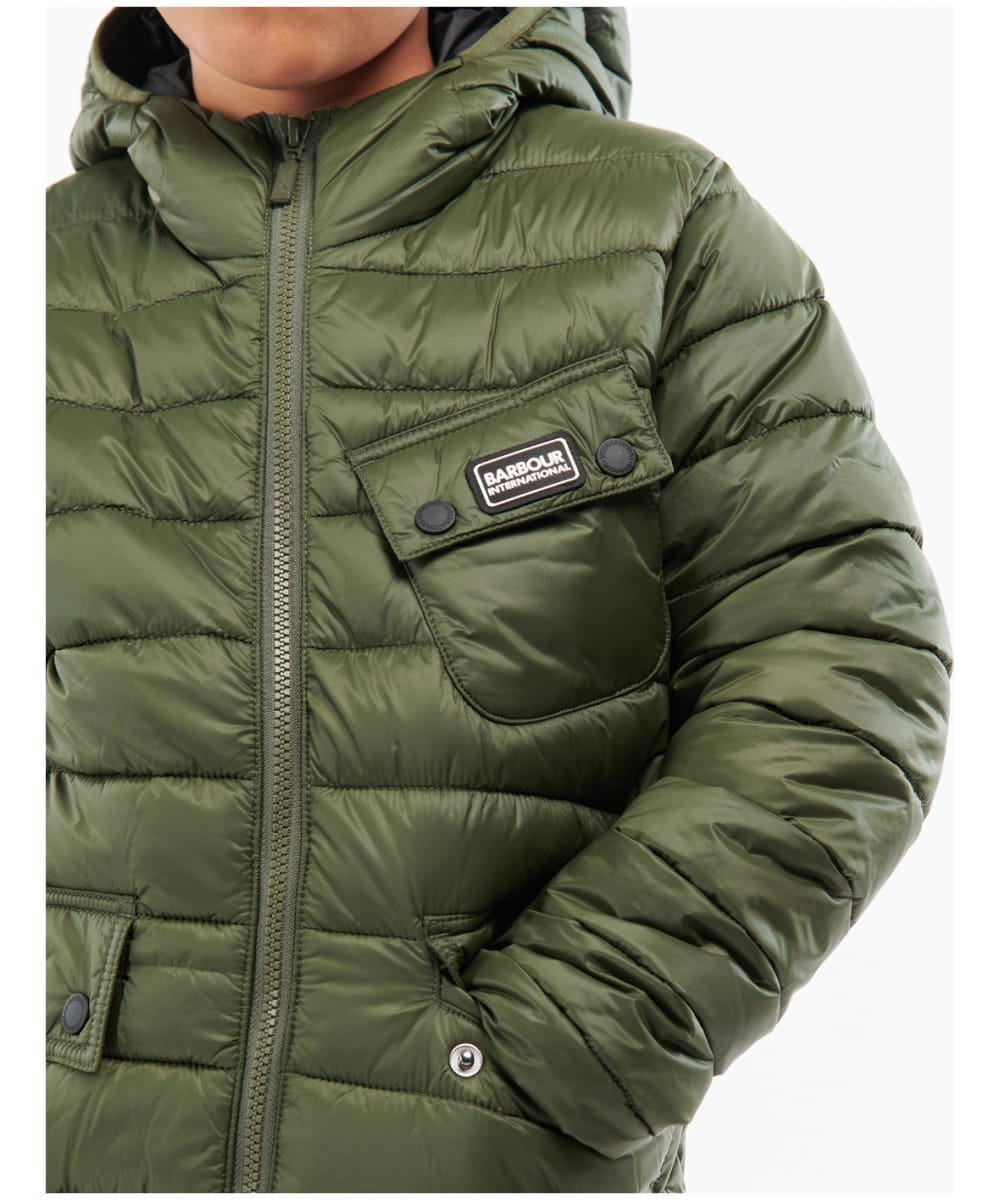 Barbour ouston olive on sale