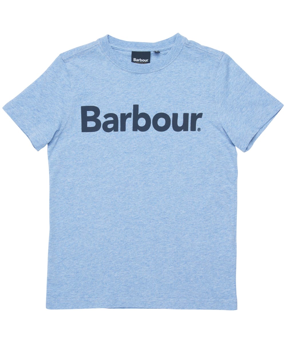 View Boys Barbour Logo Tee 69yrs Chambray 67yrs S information
