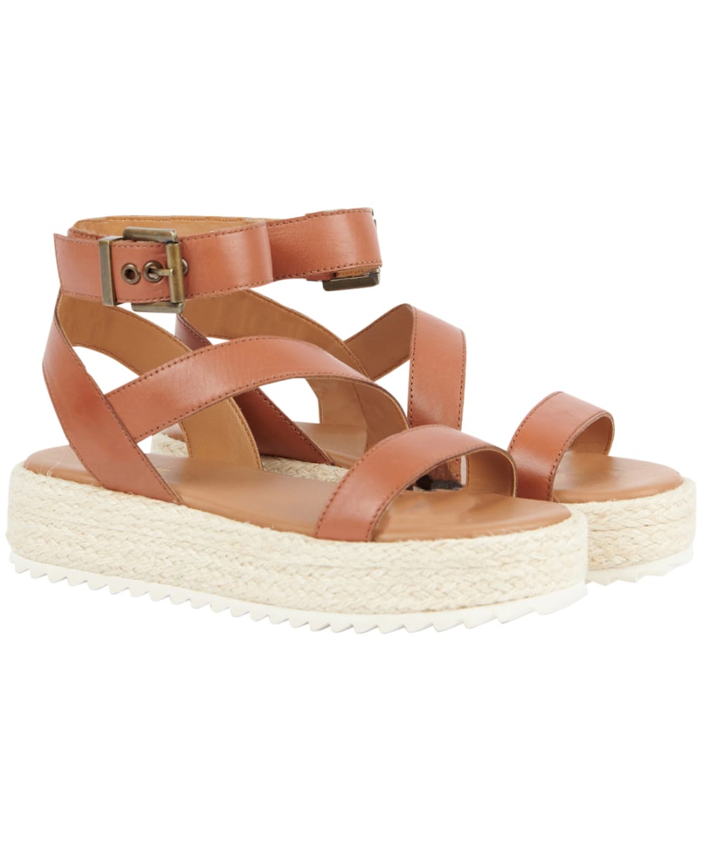 View Womens Barbour Astley Sandals Tan UK 5 information