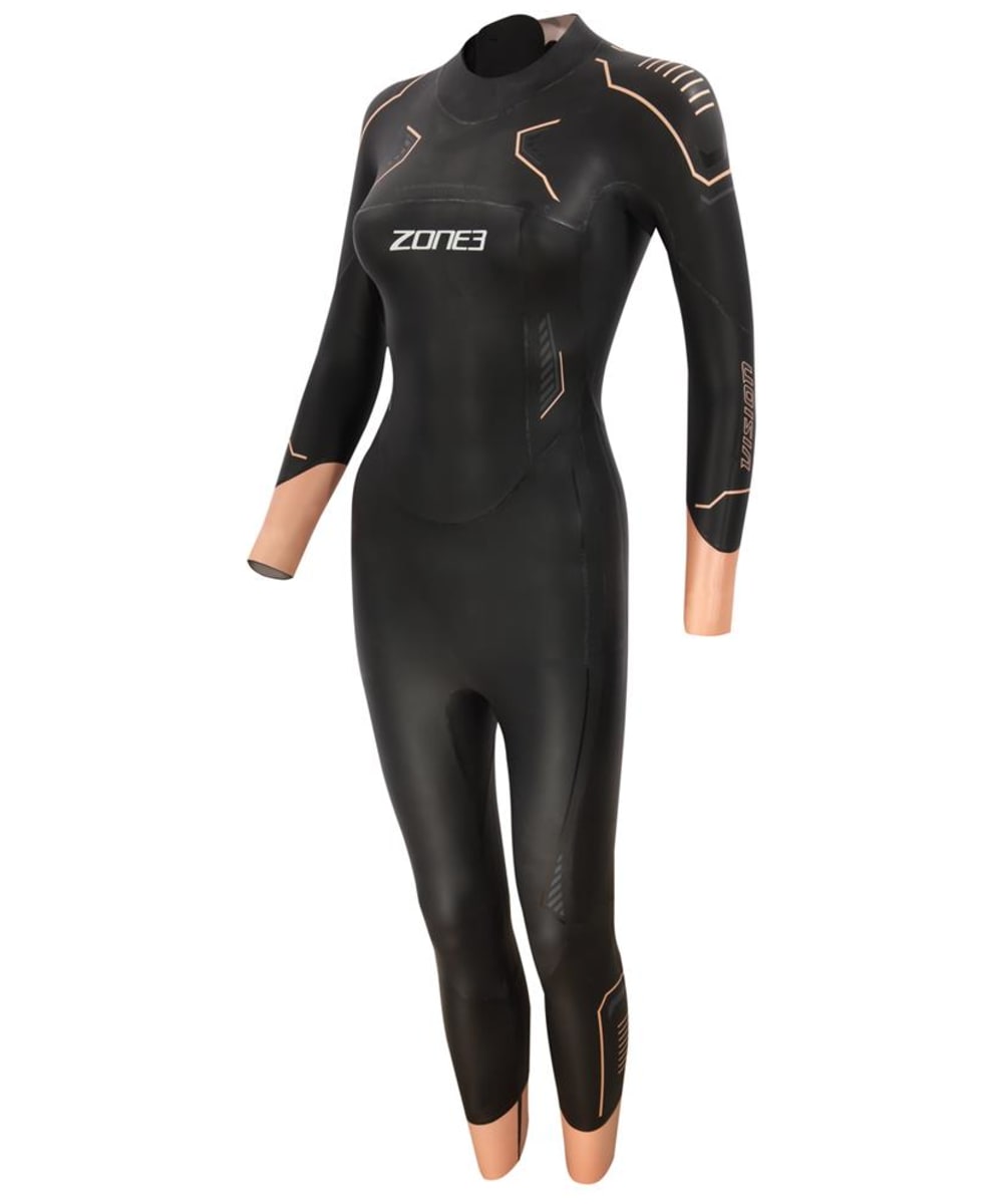 View Womens Zone3 Vision Wetsuit Black Rose S information