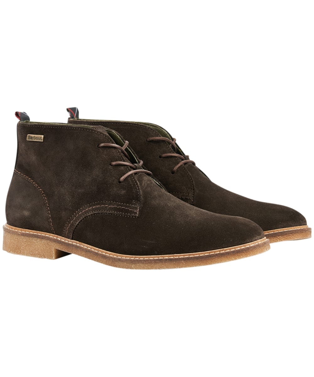 View Mens Barbour Sonoran Desert Boots Choco Suede UK 8 information
