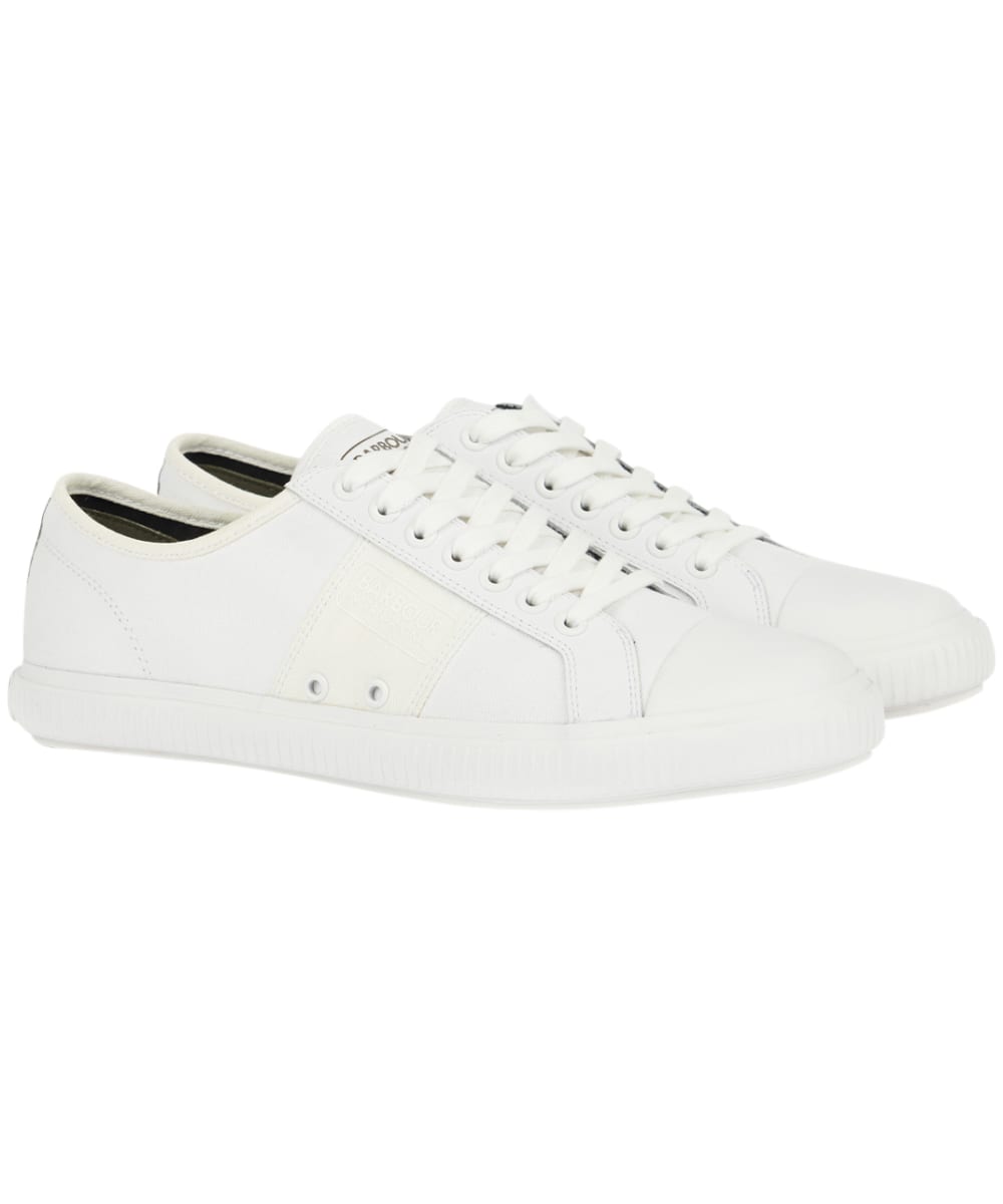 View Mens Barbour International Dillon Trainers White UK 11 information