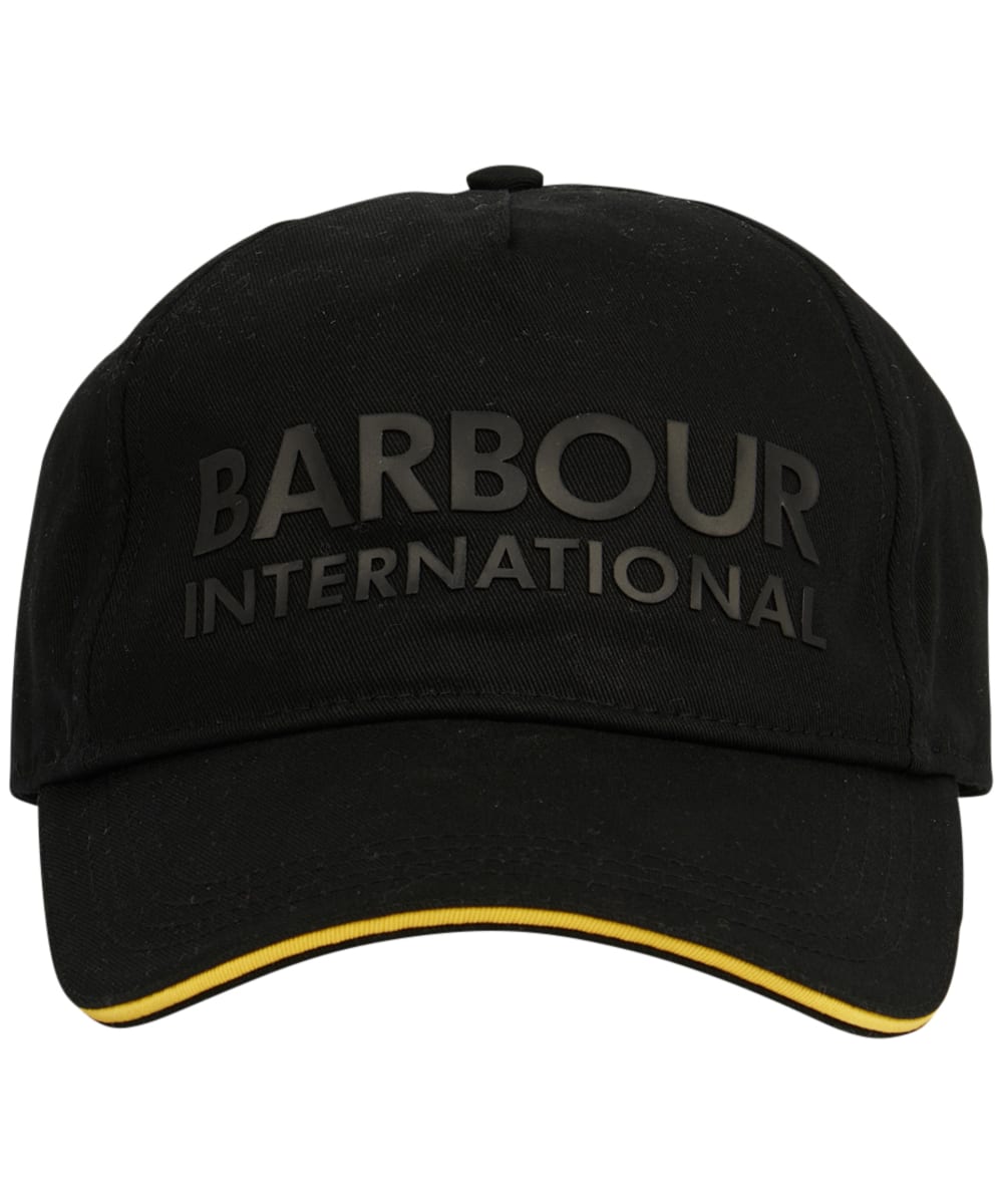 View Mens Barbour International Ampere Sports Cap Black One size information
