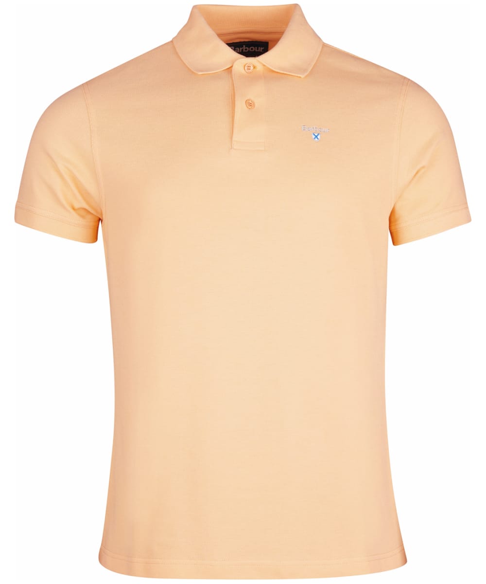 View Mens Barbour Sports Polo 215G Coral Sands UK XL information