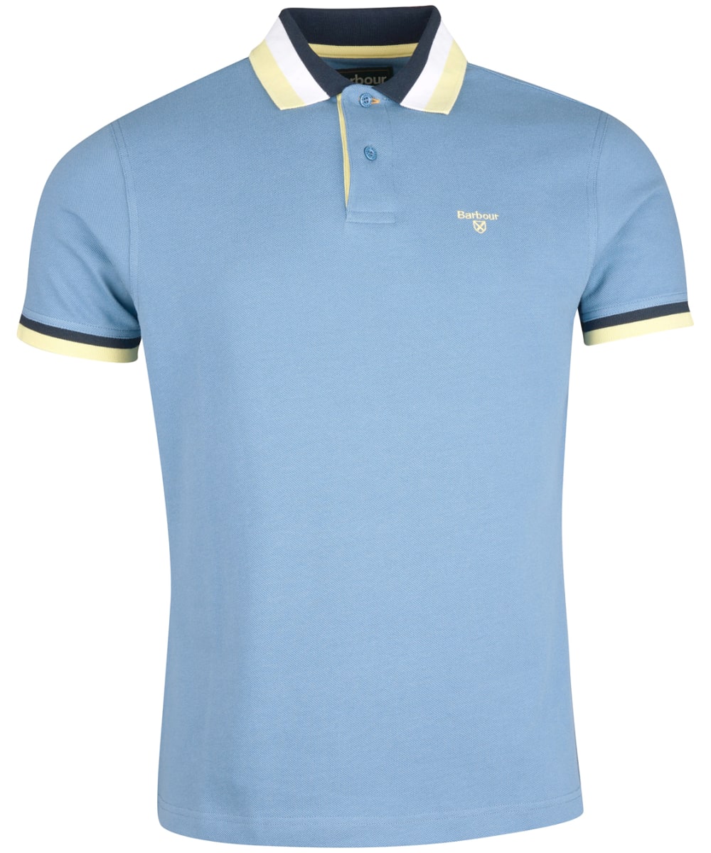 View Mens Barbour Finkle Polo Force Blue UK S information