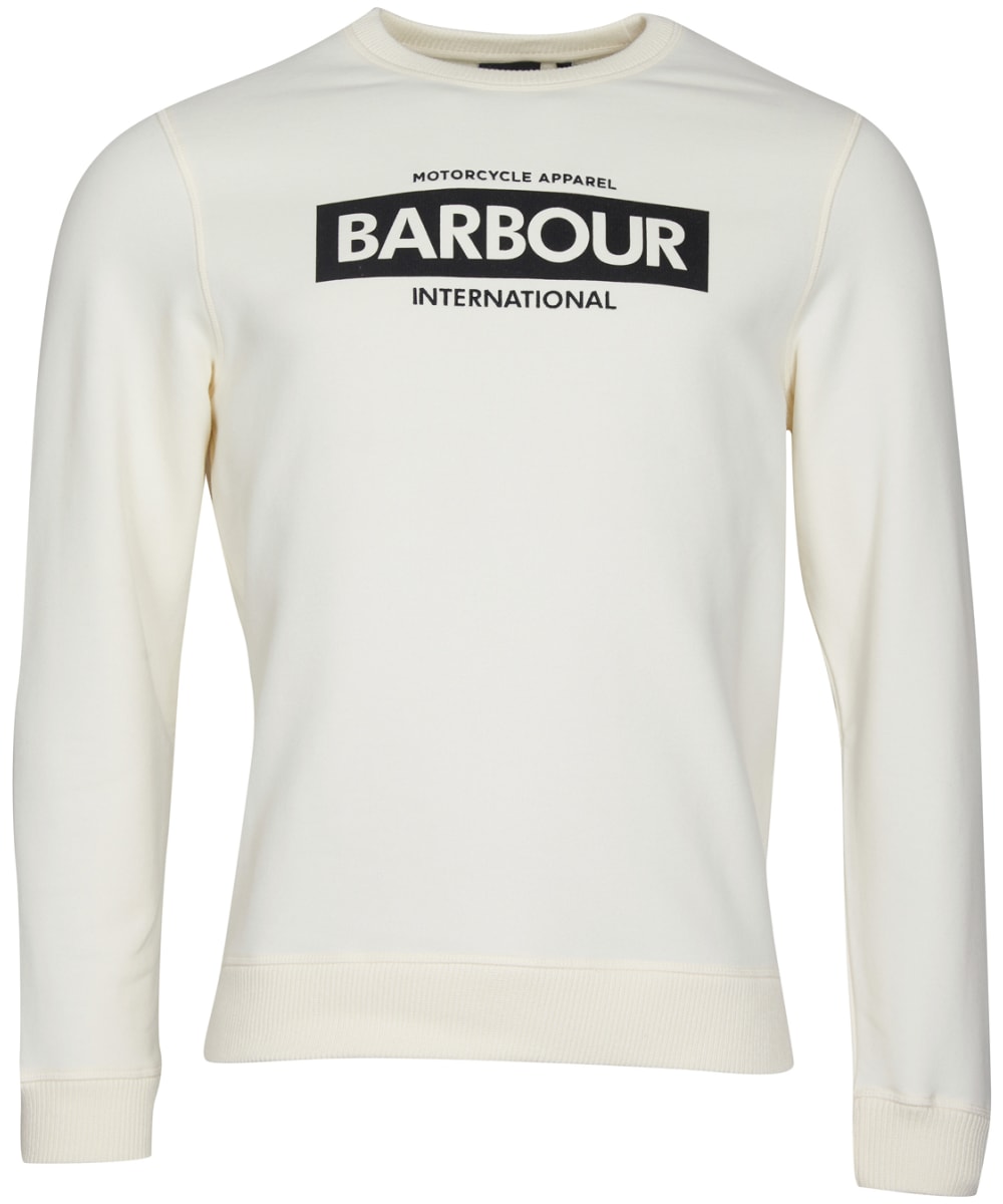 View Mens Barbour International Charge Sweater Whisper White UK XXXL information