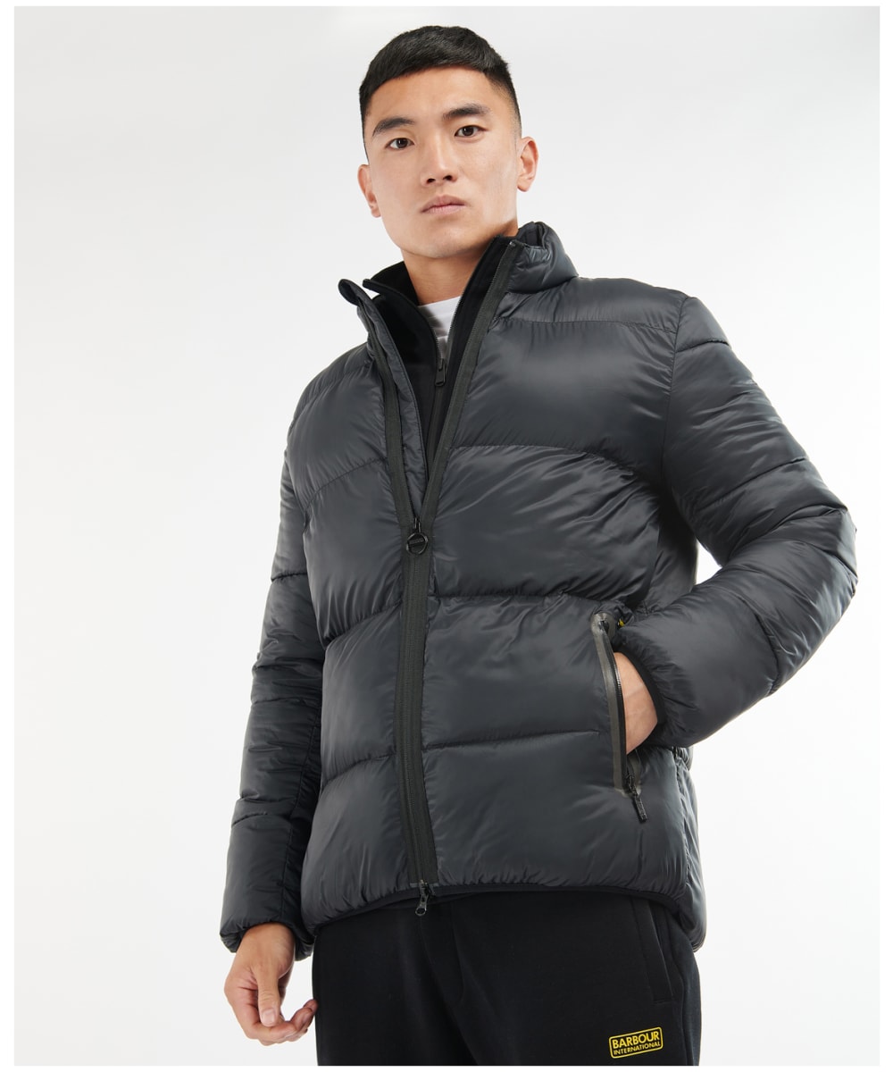 Barbour international finsbury quilted jacket