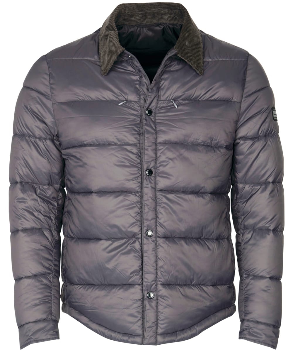 View Mens Barbour International Blake Shirt Quilted Jacket Asphalt UK XL information