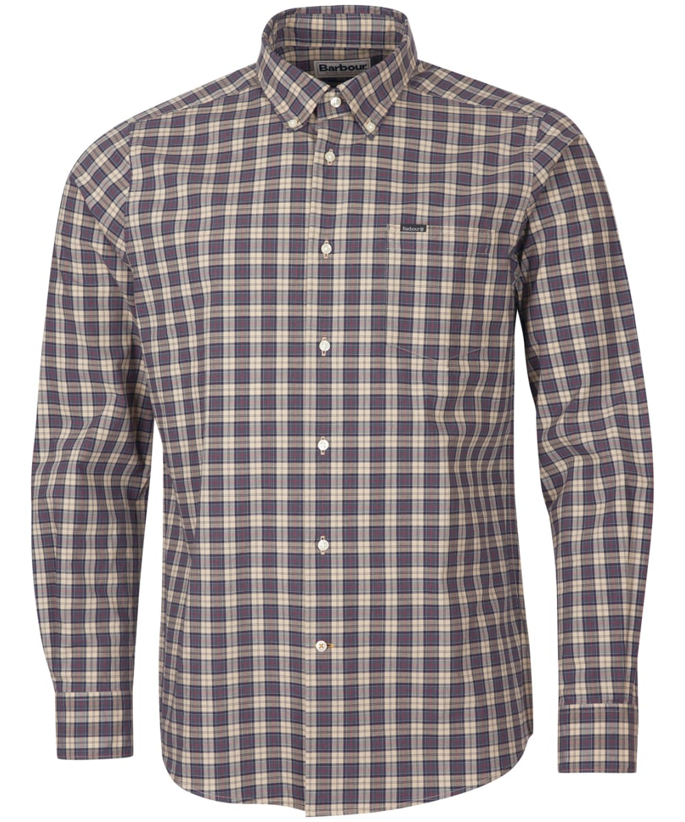 View Mens Barbour Lomond Tailored Shirt Stone UK S information