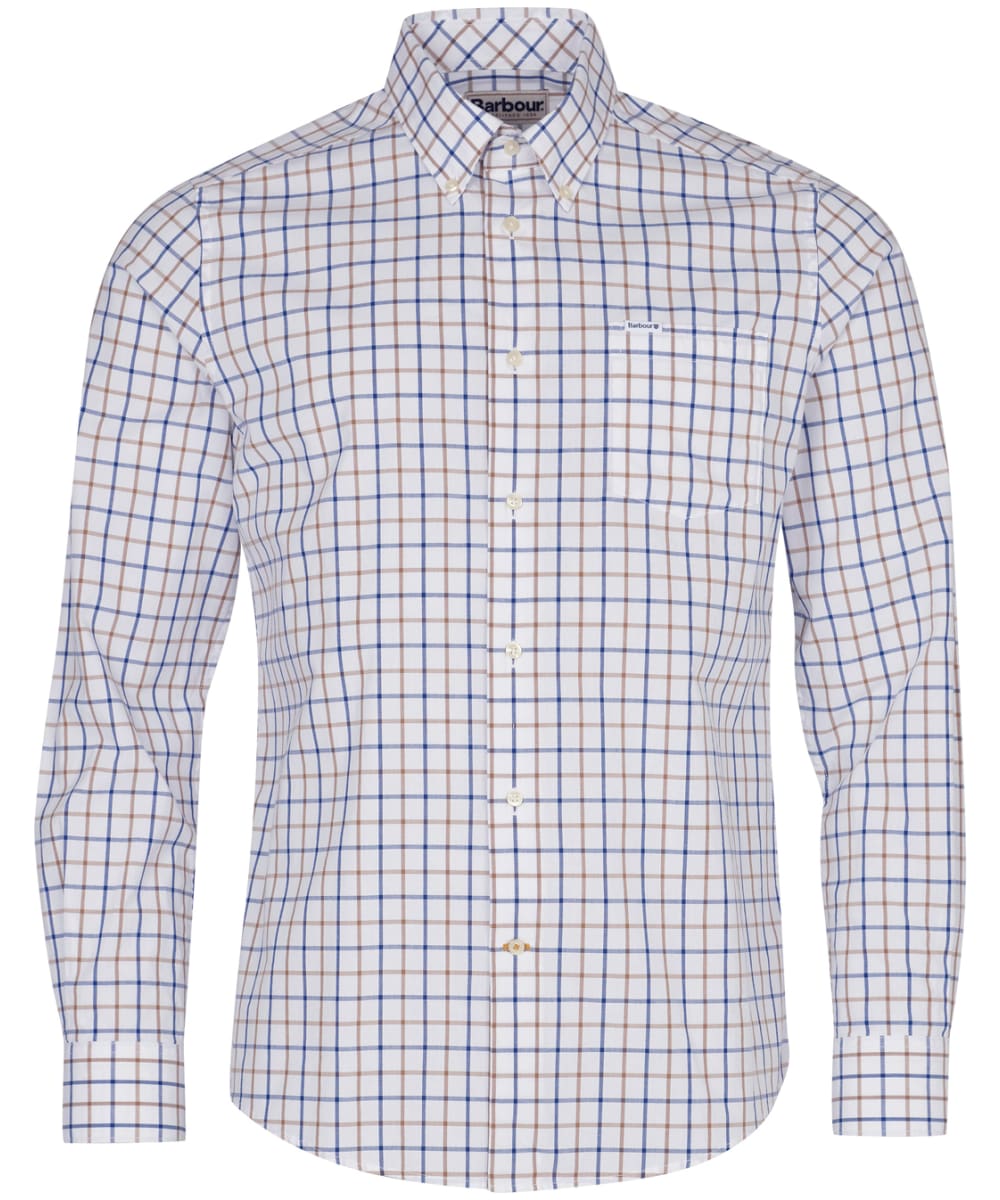 View Mens Barbour Bradwell Tailored Shirt Sandstone UK L information
