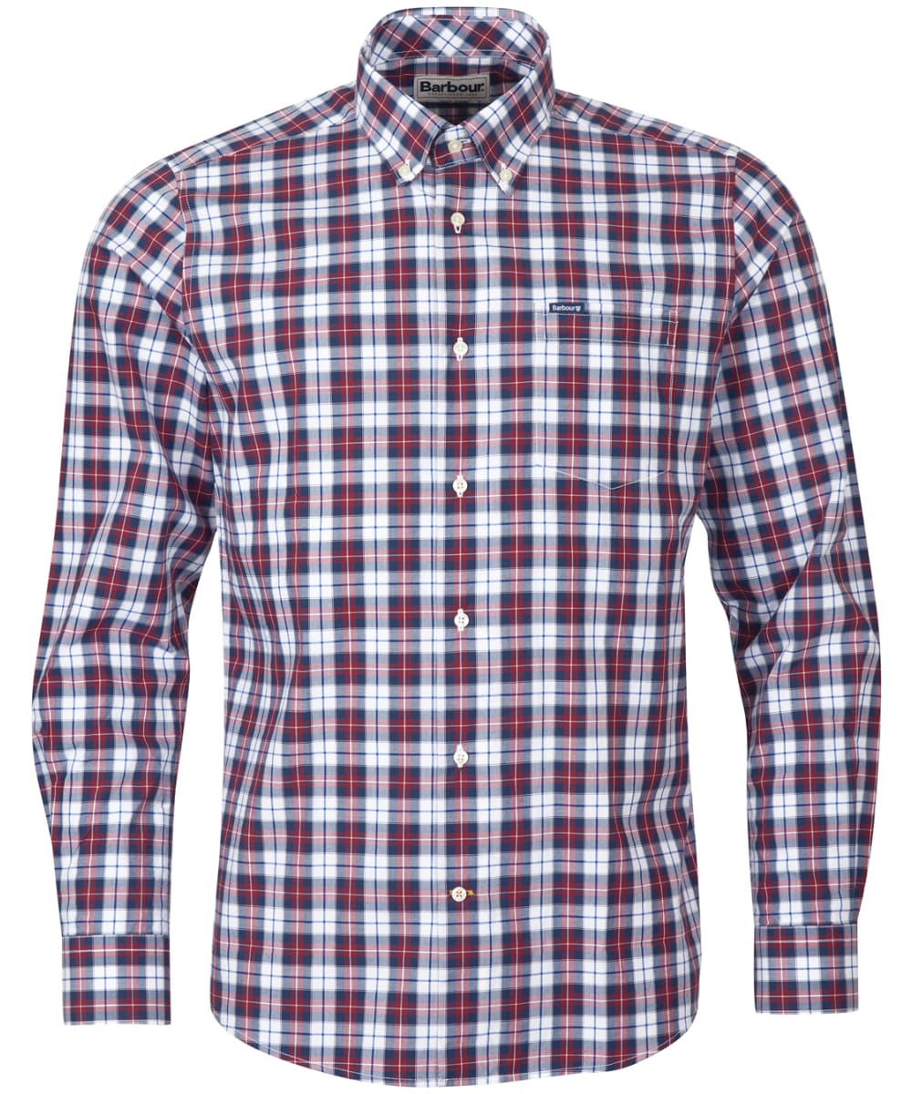View Mens Barbour Foxlow Tailored Shirt Chilli Red UK XXL information