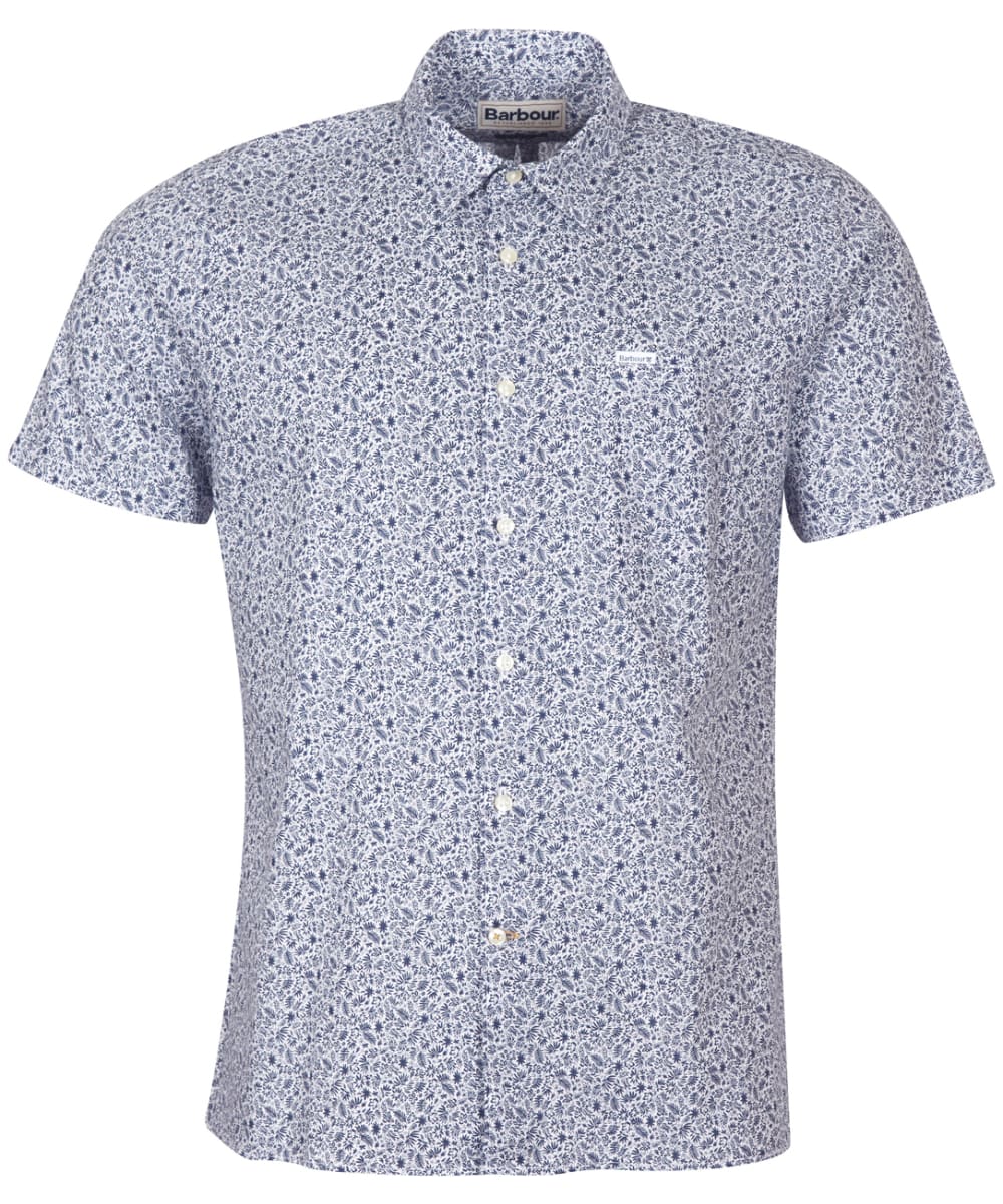 View Mens Barbour Melbury SS Summer Shirt White UK S information