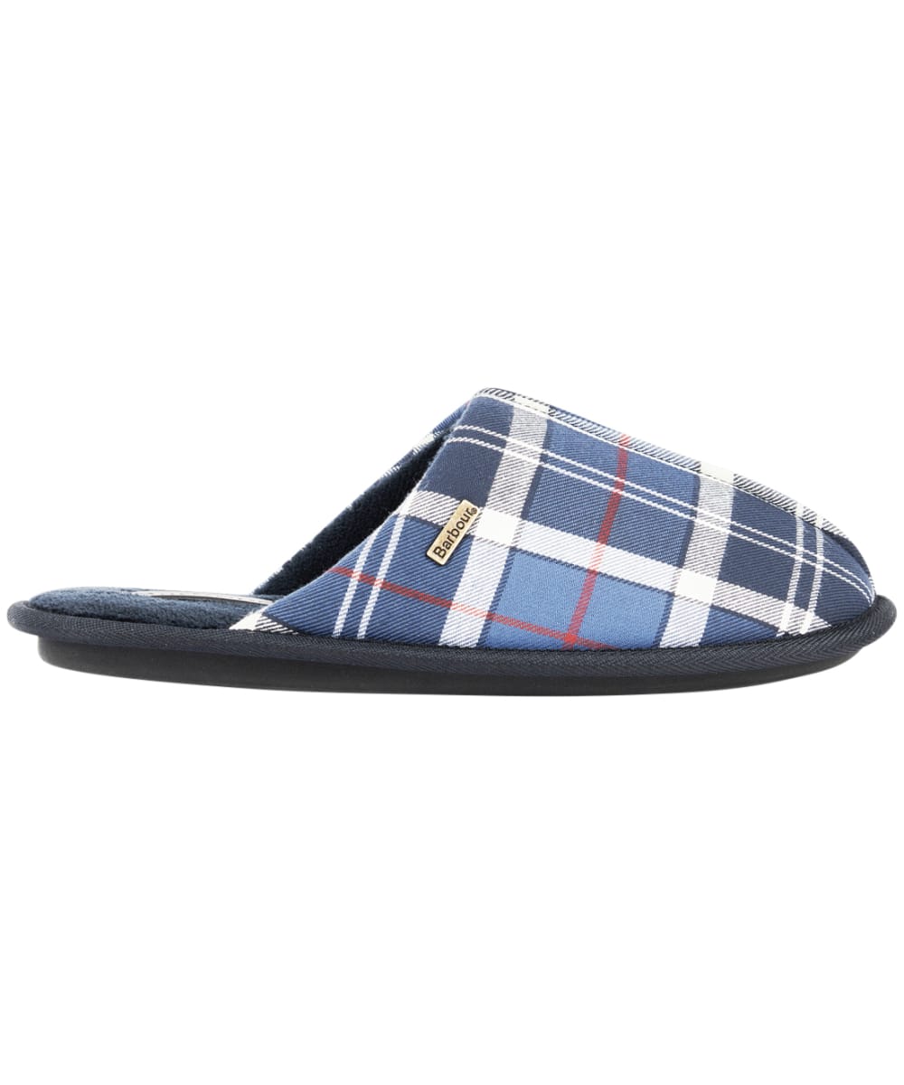 View Mens Barbour Young Mule Slippers Summer Navy Tartan UK 8 information