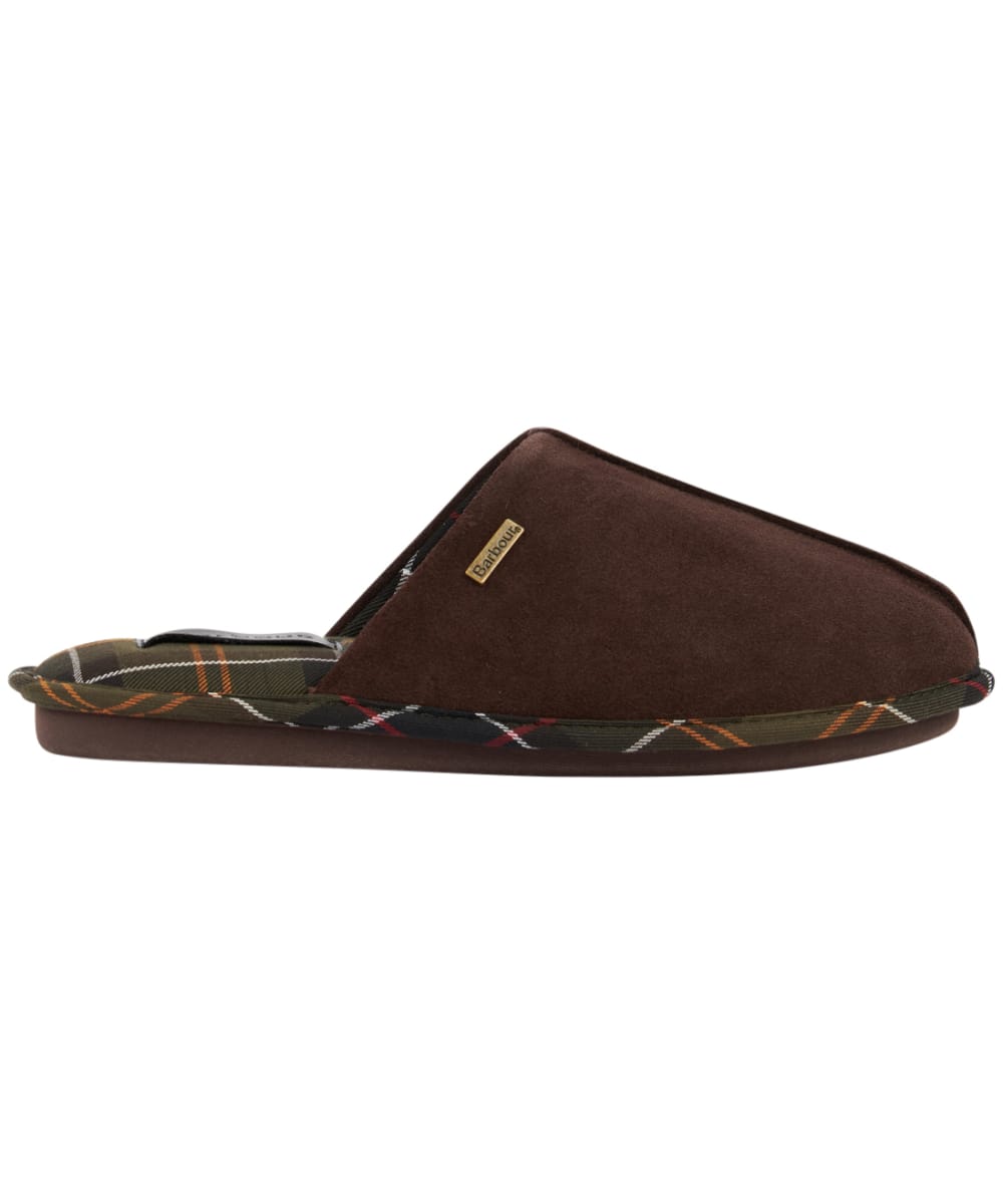 View Mens Barbour Foley Slippers Brown UK 8 information