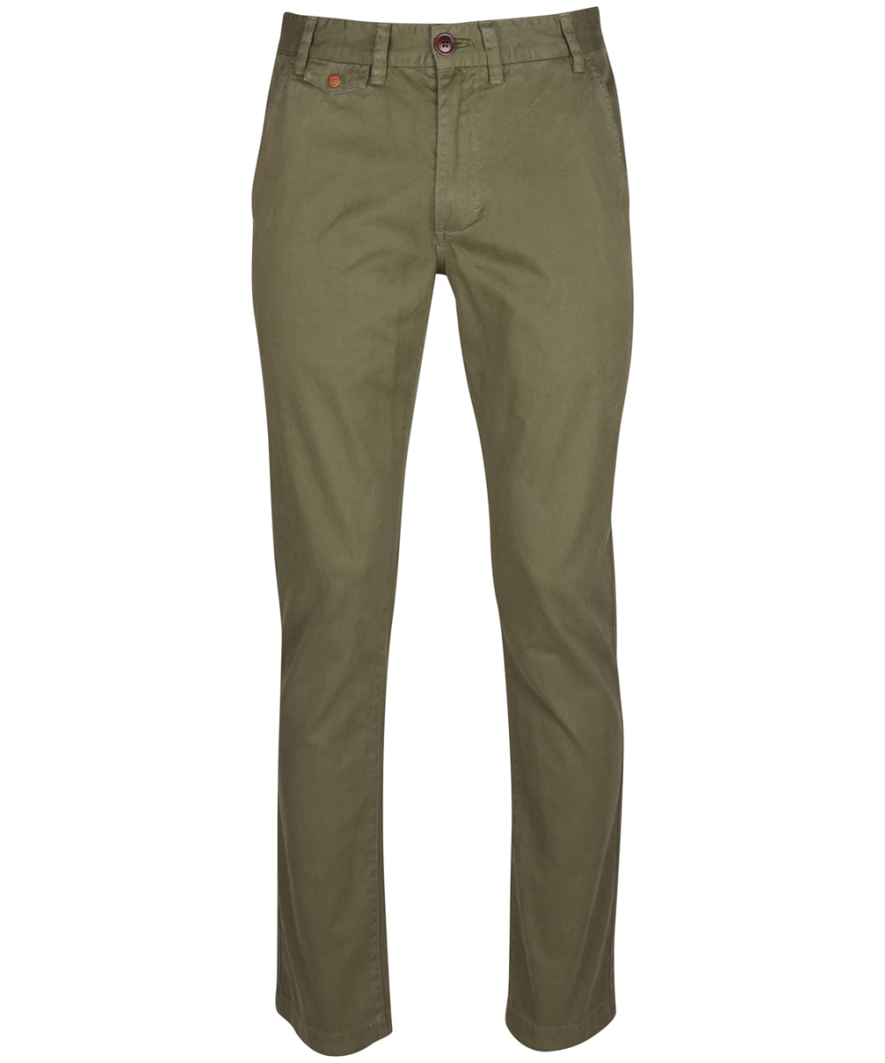 View Mens Barbour Neuston Twill Chinos Ivy Green 36 Long information