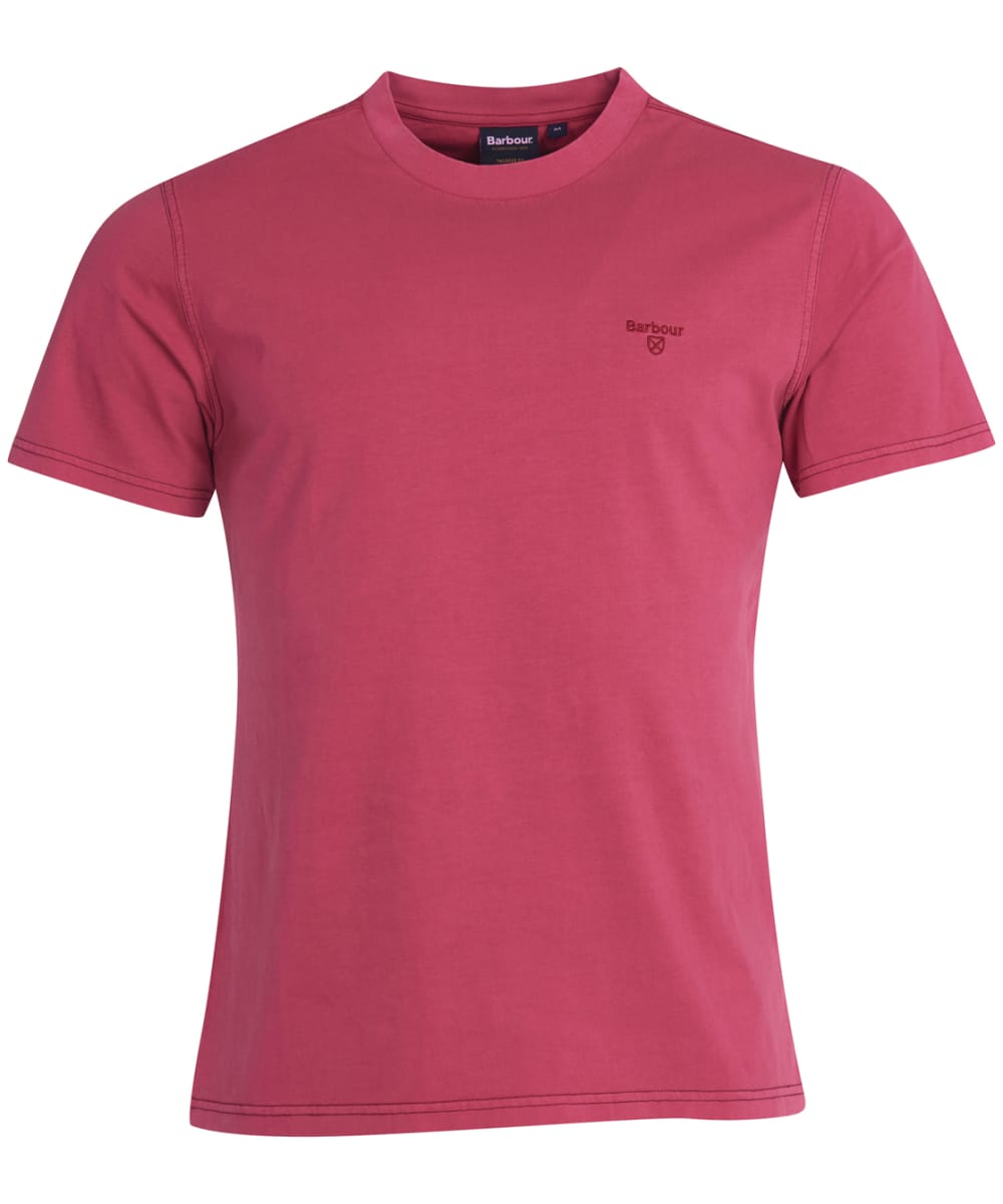 View Mens Barbour Garment Dyed Tee Fuscia UK L information