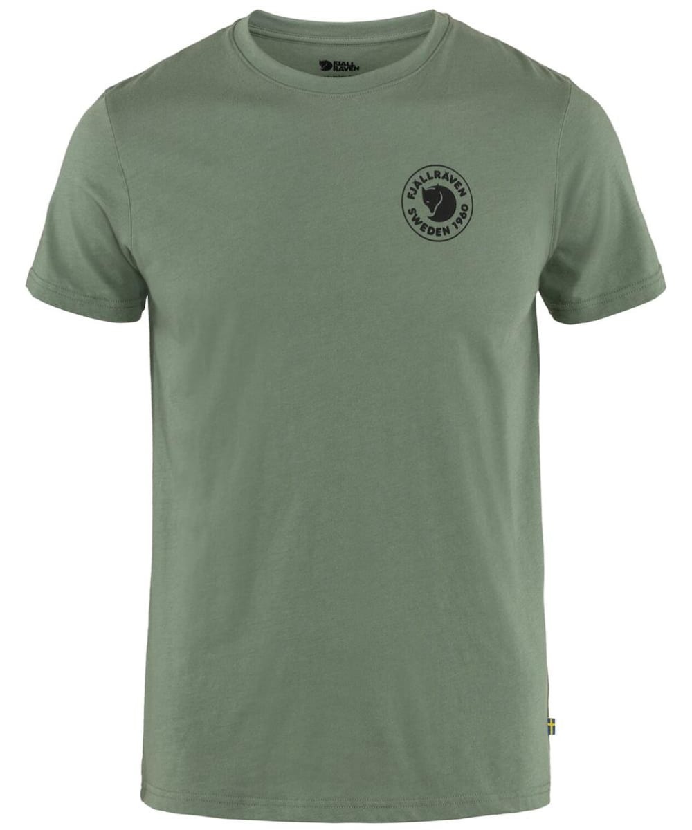 View Mens Fjallraven 1960 Logo Tshirt Patina Green UK XL information