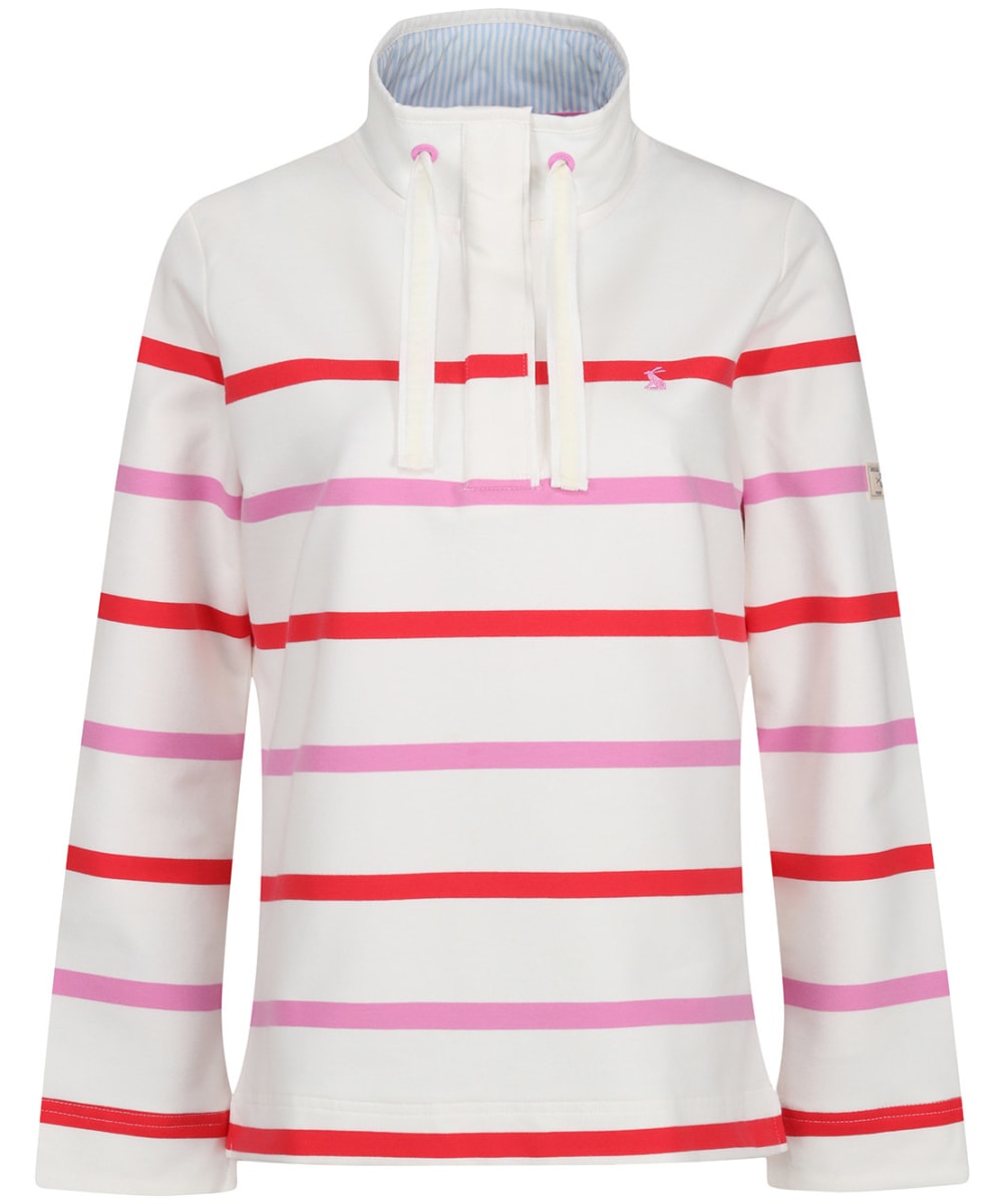 View Womens Joules Saunton Sweatshirt Creme Multi Stripe UK 16 information