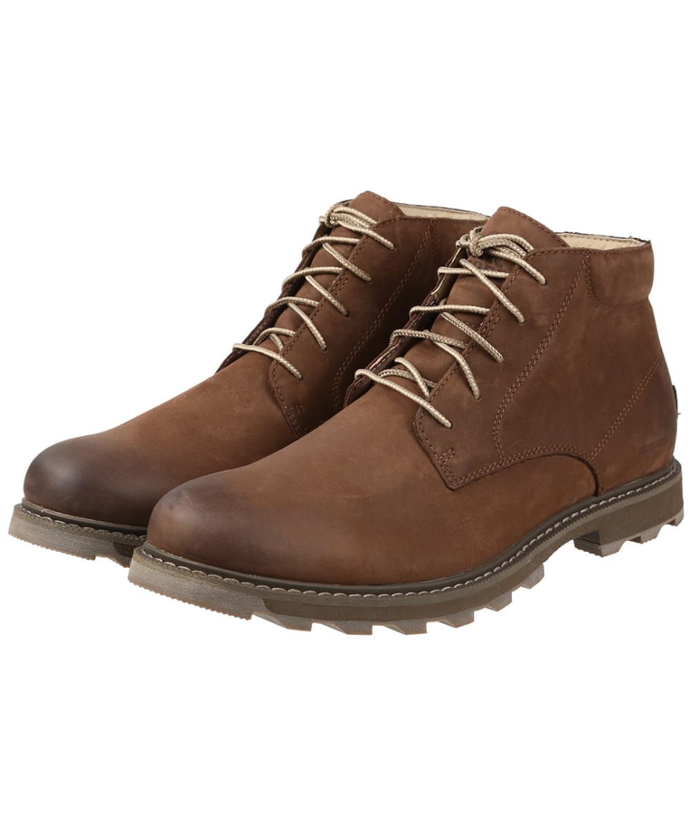 men's sorel madson chukka leather waterproof boots