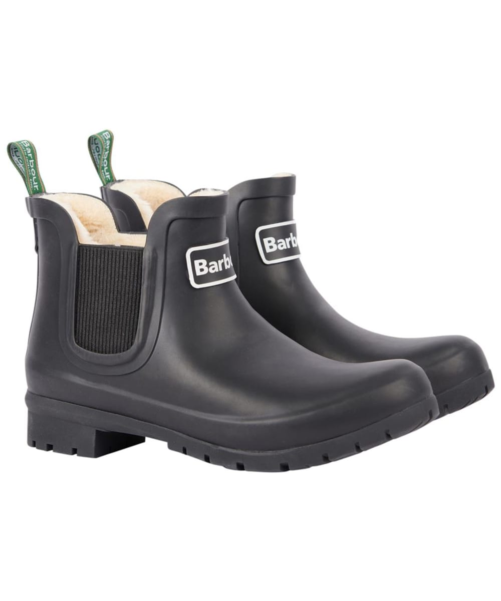 View Womens Barbour Speyside Wellington Boots Black UK 8 information