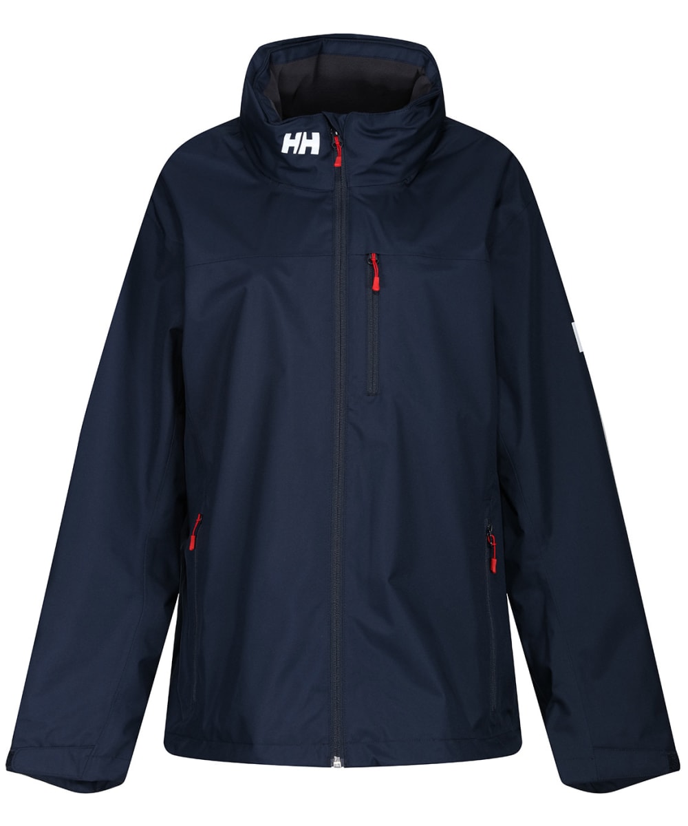 View Womens Helly Hansen Crew Hooded Midlayer Jacket Navy S information