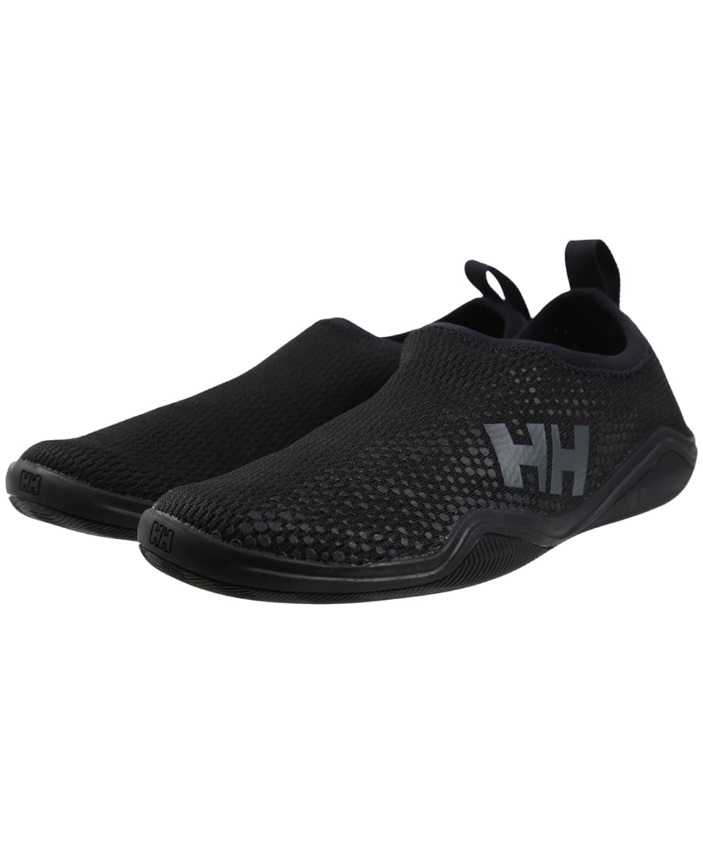 View Womens Helly Hansen Crest Watermoc Lightweight Water Shoes Black Charcoal UK 5 information