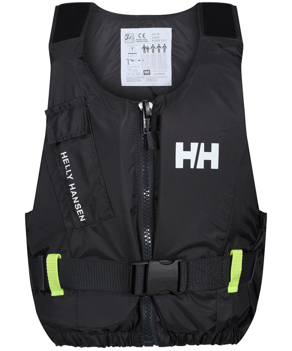 View Helly Hansen Rider ZipUp Buoyancy Aid Life Vest Ebony 7090kg information