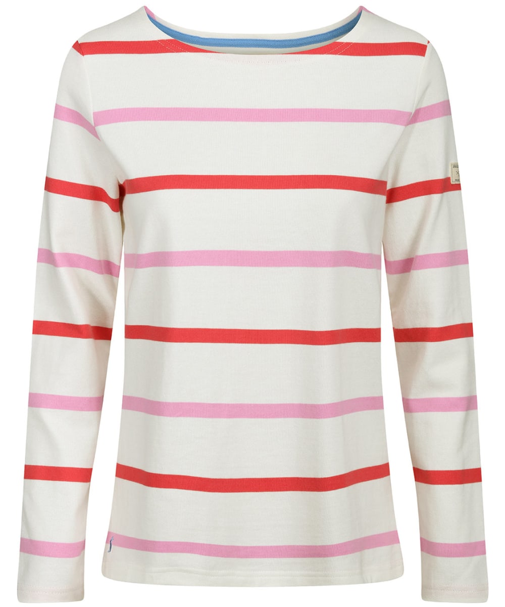 View Womens Joules Harbour Top Cream Stripe UK 18 information