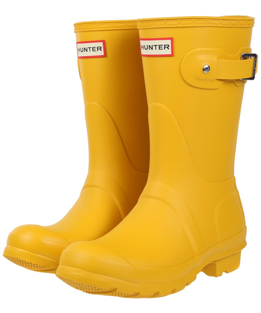 View Womens Hunter Original Short Wellington Boots New Yellow UK 12 information