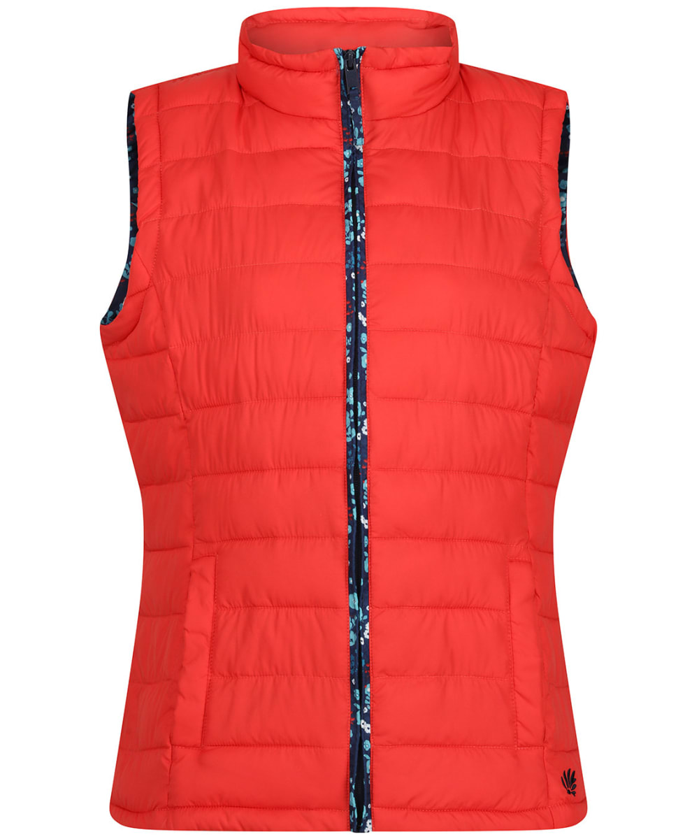 View Womens Lily Me Ramble Gilet Tomato Red UK 10 information