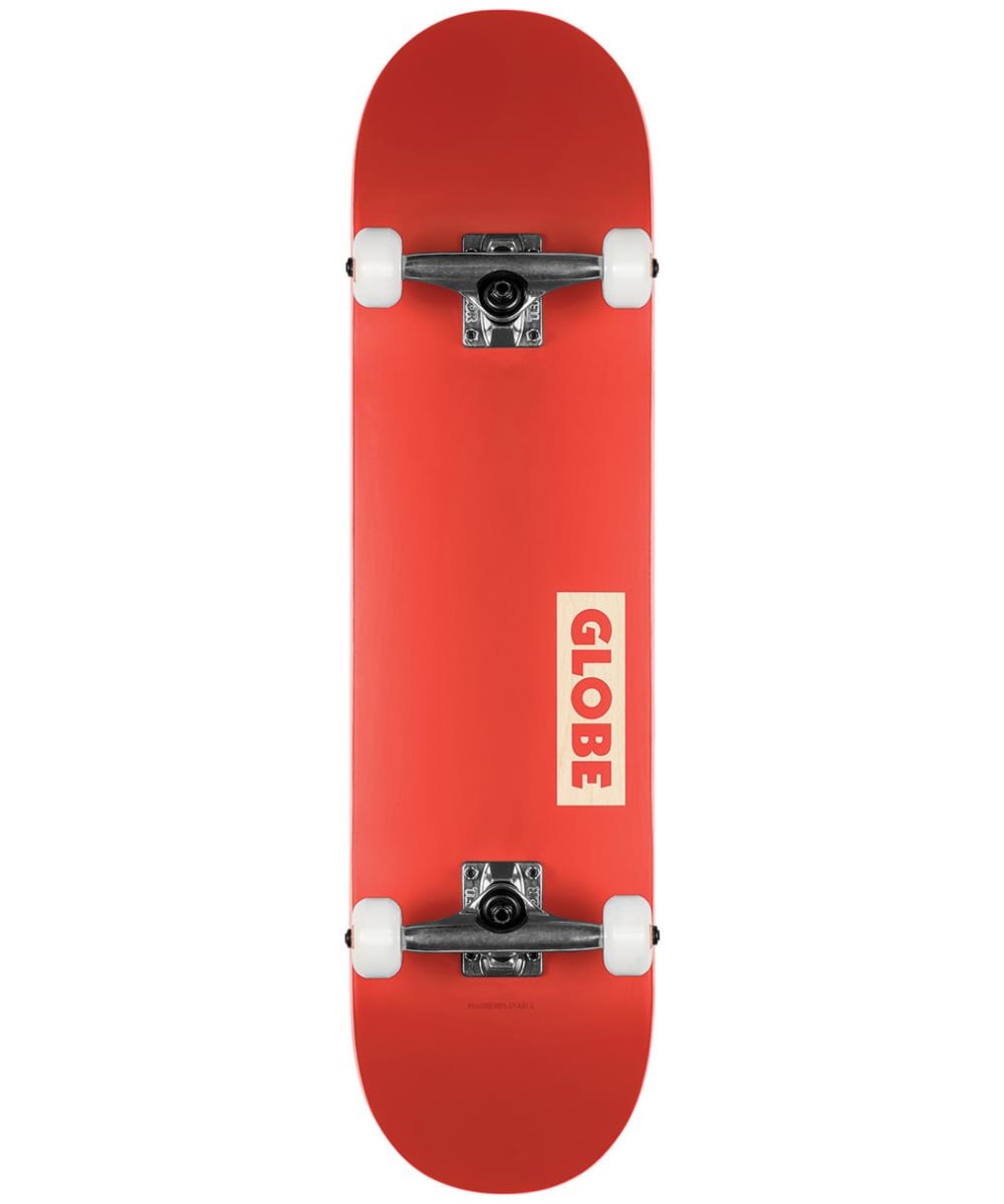 View Globe Goodstock Resin7 Complete Skateboard 775 Red One size information