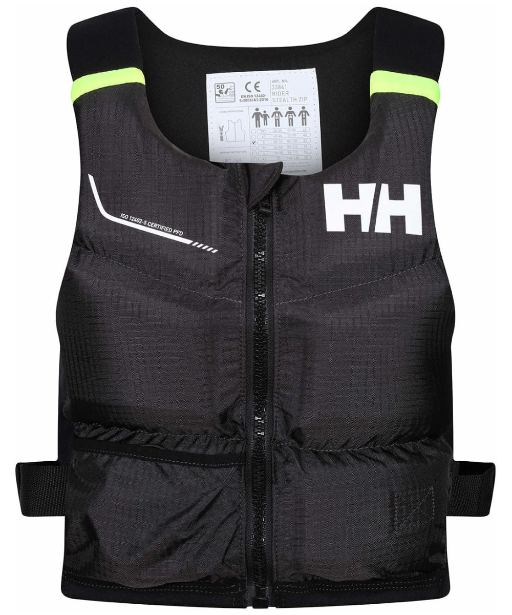 View Helly Hansen Rider Stealth ZipUp Buoyancy Aid Life Vest Ebony 7090kg information