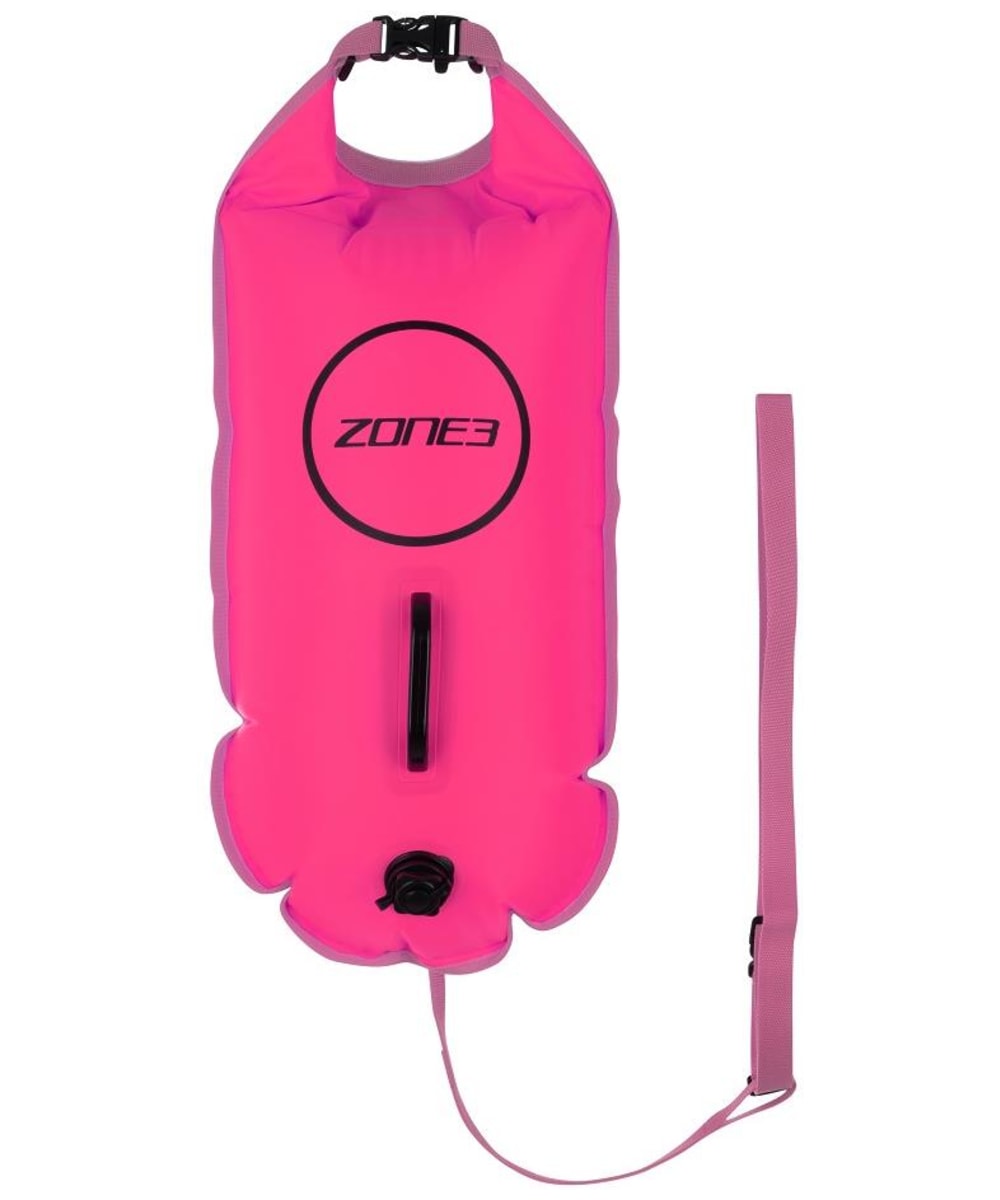 View Zone3 Swim Safety Bouy Dry Bag 28L HiVis Pink One size information