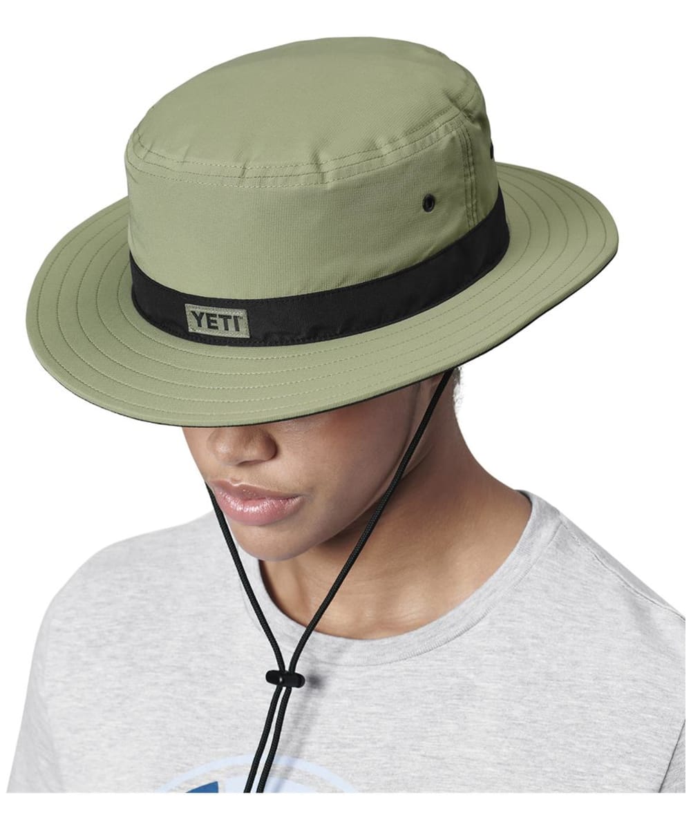 View YETI Lightweight Wide Rimmed Boonie Hat Light Olive LXL 61cm information