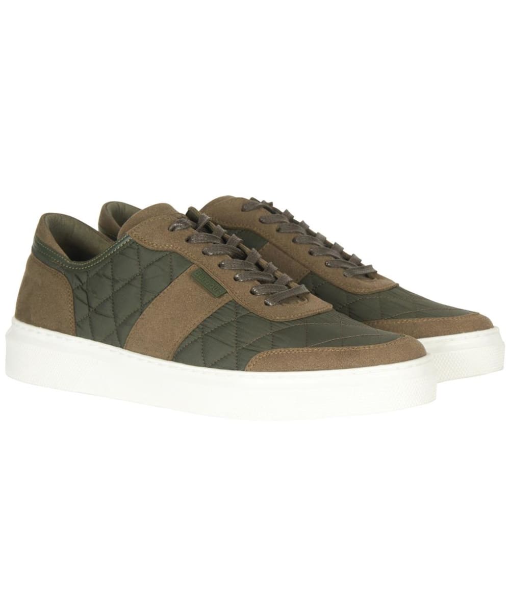 View Mens Barbour Liddesdale Trainers Olive UK 12 information