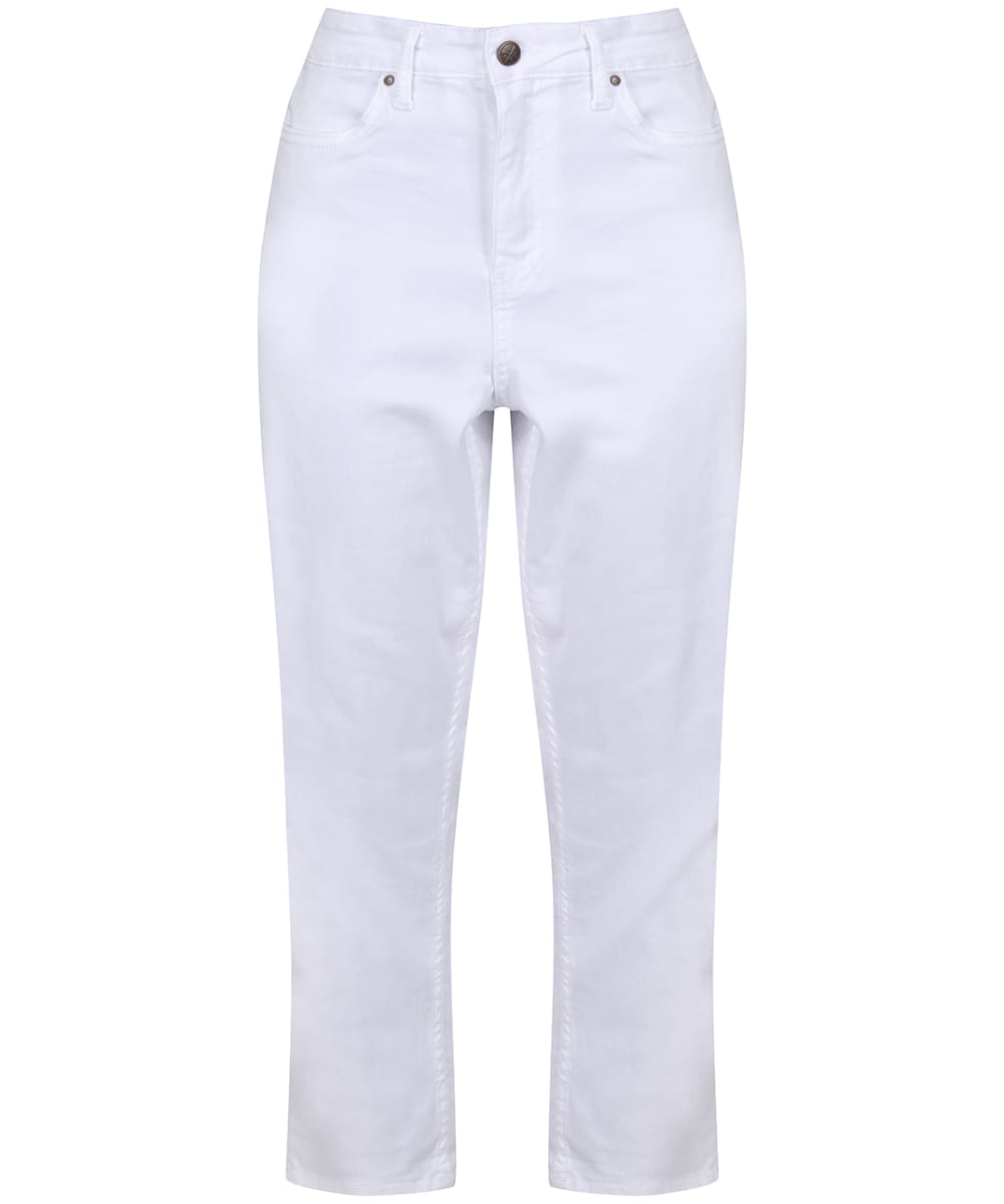 View Womens Crew Clothing Cropped Jeans White UK 14 information
