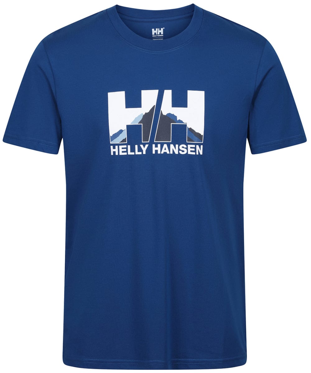 View Mens Helly Hansen Nord Graphic Short Sleeved TShirt Deep Fjord S information