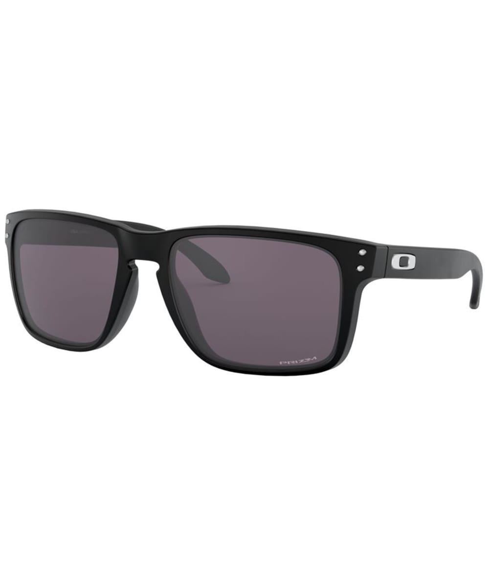 View Oakley Holbrook XL Sports Sunglasses Prizm Grey Lens Matte Black One size information