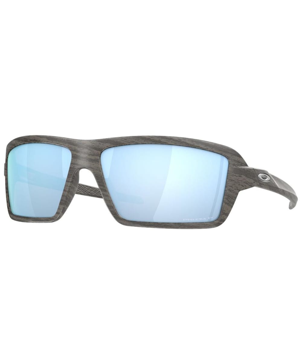 View Oakley Cables Sports Sunglasses Prizm Polarized Lens Woodgrain One size information