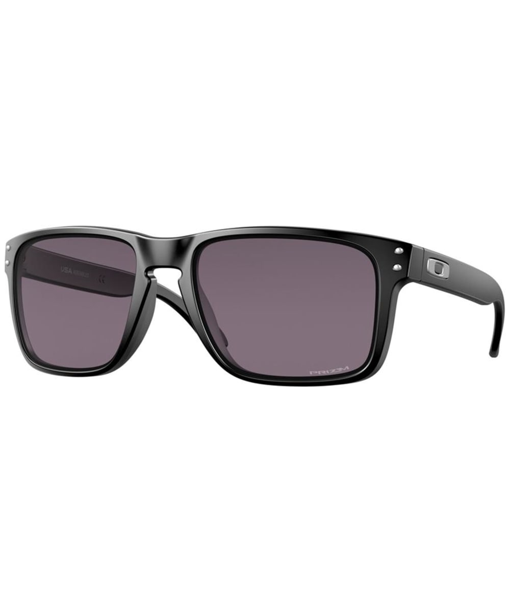View Oakley Holbrook Sports Sunglasses Prizm Grey Lens Matte Black One size information