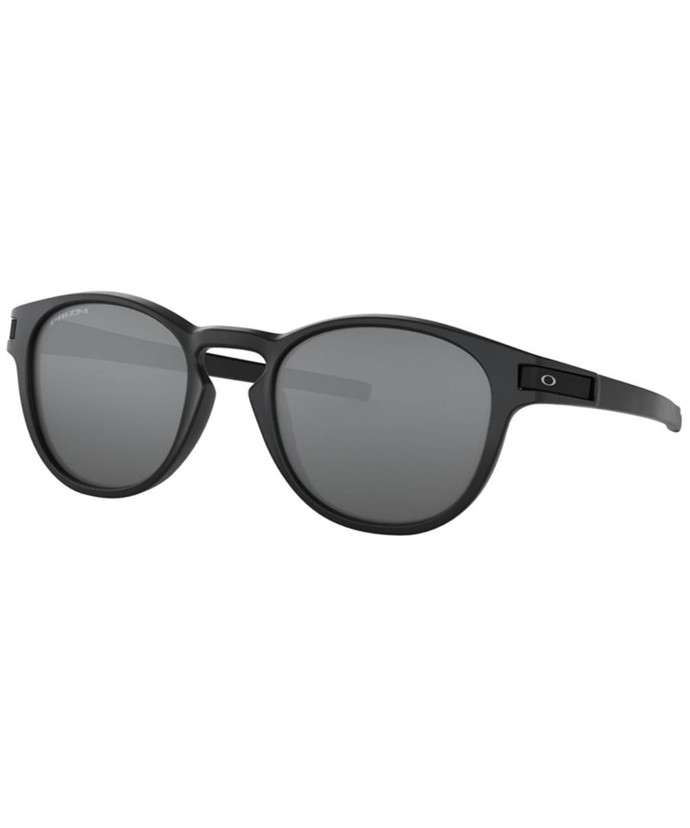 View Oakley Latch Sports Sunglasses Prizm Black Lens Matte Black One size information