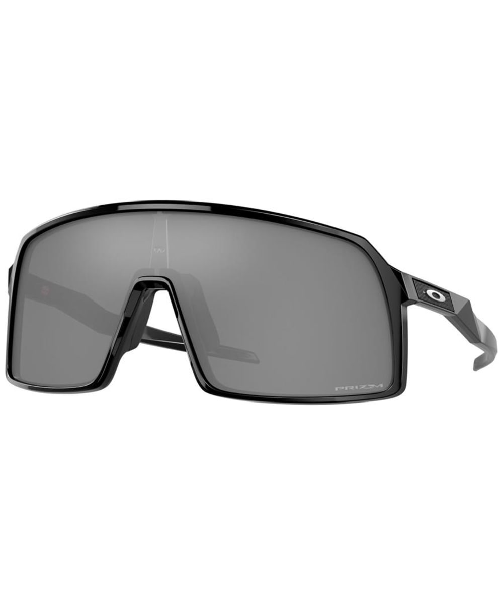 View Oakley Sutro Sports Sunglasses Prizm Black Lens Polished Black One size information